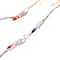 100ct. Red, Blue and Clear 4th of July Mini Swag Lights